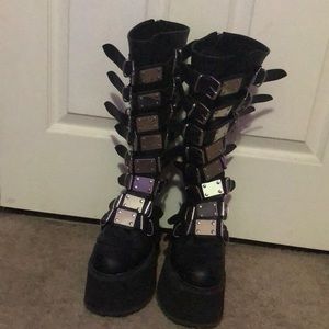 Demonia Boots Damned-318 Platforms